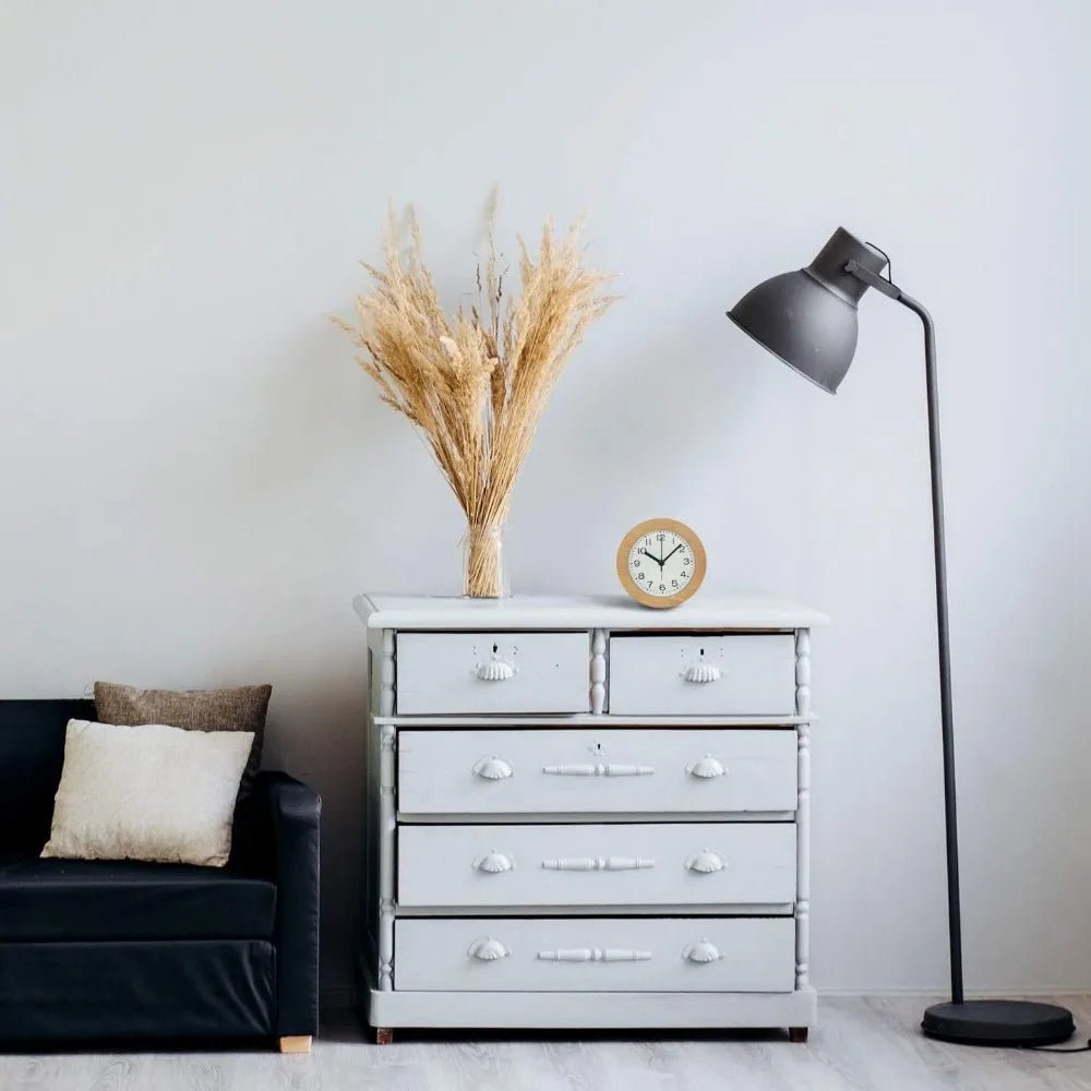 Non-ticking natural wooden alarm clock with LED display. Ideal silent clock for bedroom or office decor.