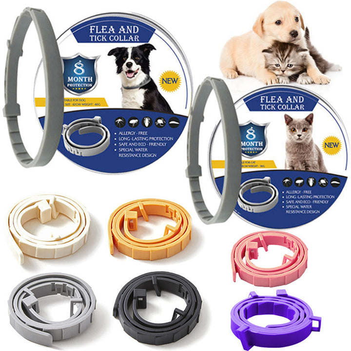 Pet pest control: NaturalDefense Flea & Tick Collar. Waterproof, 8+ months protection for dogs & cats.