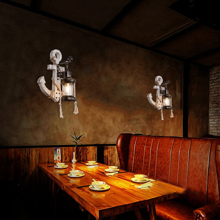 NautiGlow Anchor Wall Sconce, a unique nautical decor piece with integrated LED illumination