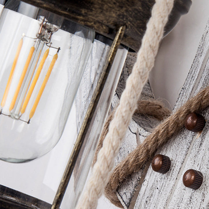 Elegant NautiGlow LED anchor light sconce, ideal for adding a maritime touch to your wall