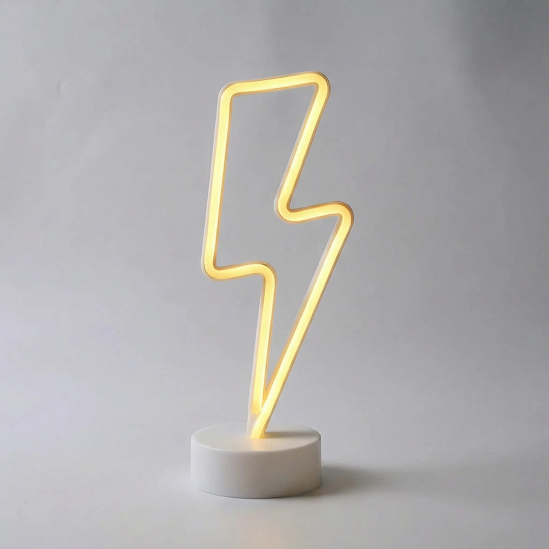 Bright freestanding LED neon lamp, multi-color options, ideal as a party decor light