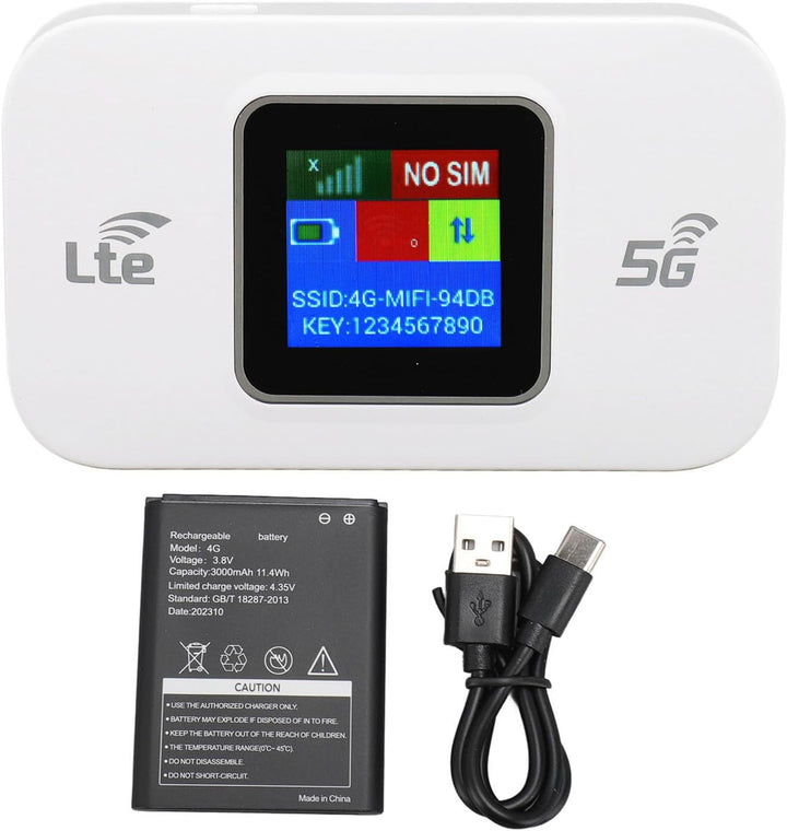 4G LTE USB modem with WiFi Hotspot, offering 300Mbps fast internet