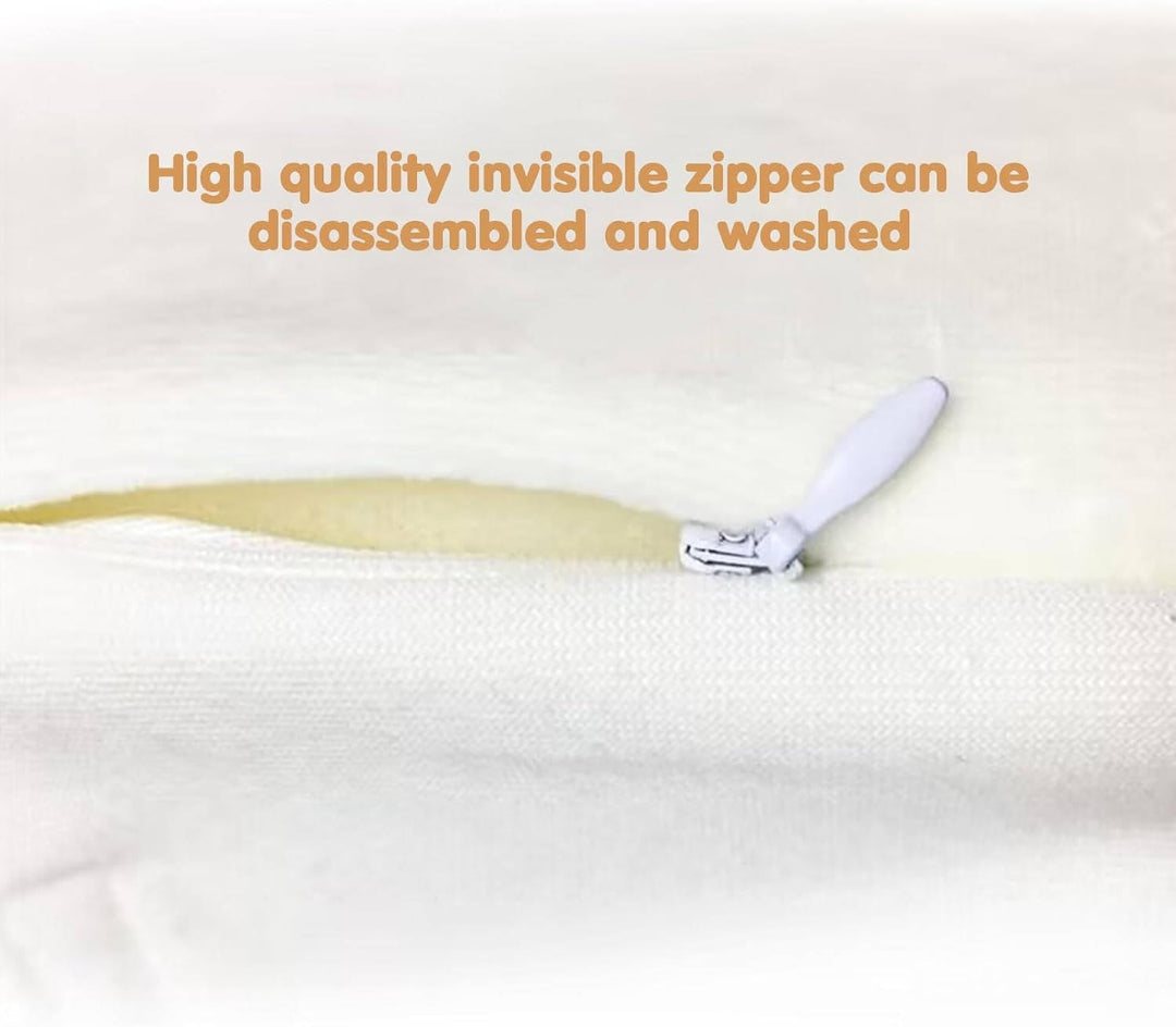 Baby sleep aid wedge in crib, ensuring safe side sleep position for infants.
