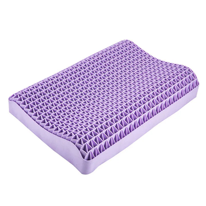 Niala cervical TPE pillow providing zero-pressure neck support for comfortable sleep & spinal alignment.