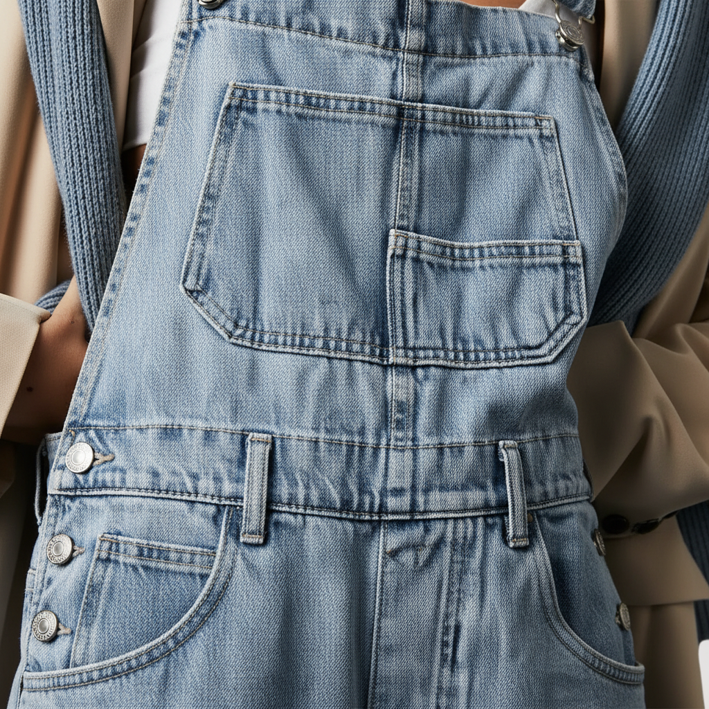 Casual women's denim jumpsuit, 'Nina' brand, with relaxed fit and versatile spring summer style