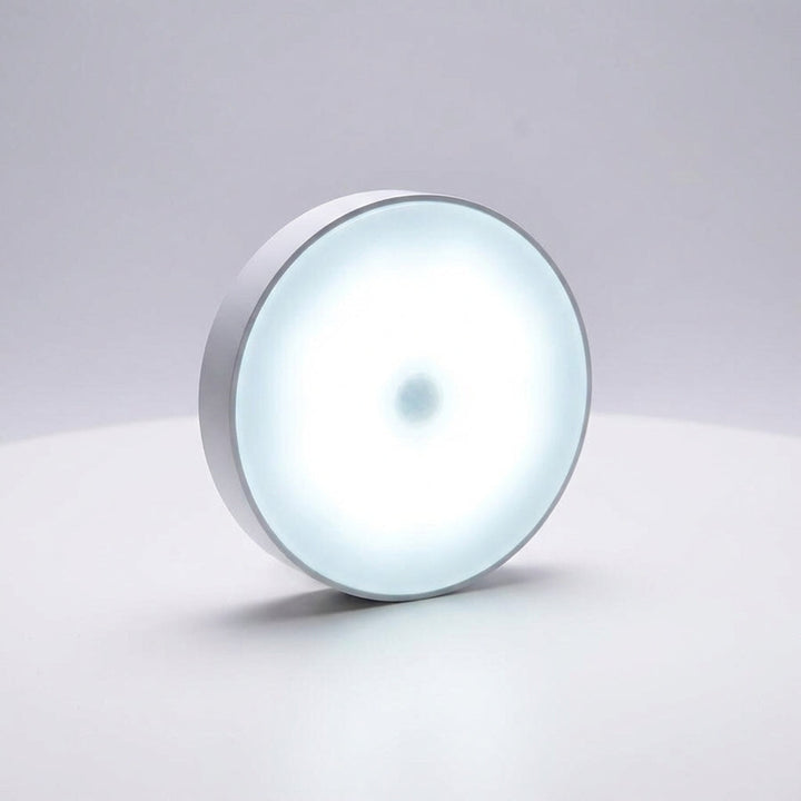 Multipurpose NiteSphere motion sensor light, USB rechargeable, providing soft LED lighting for any room