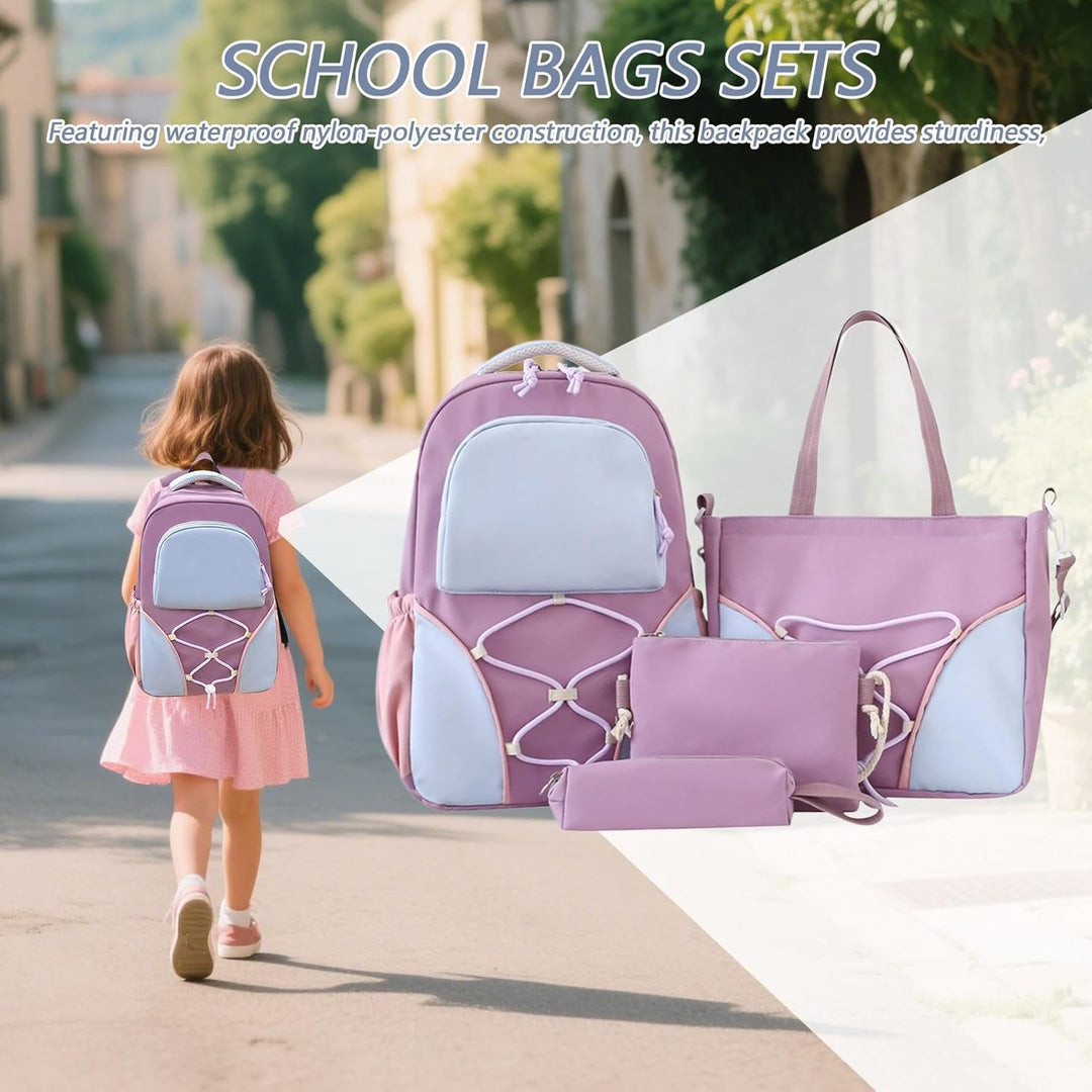 Nivora backpack, messenger bag, and pencil case set, a complete solution for students