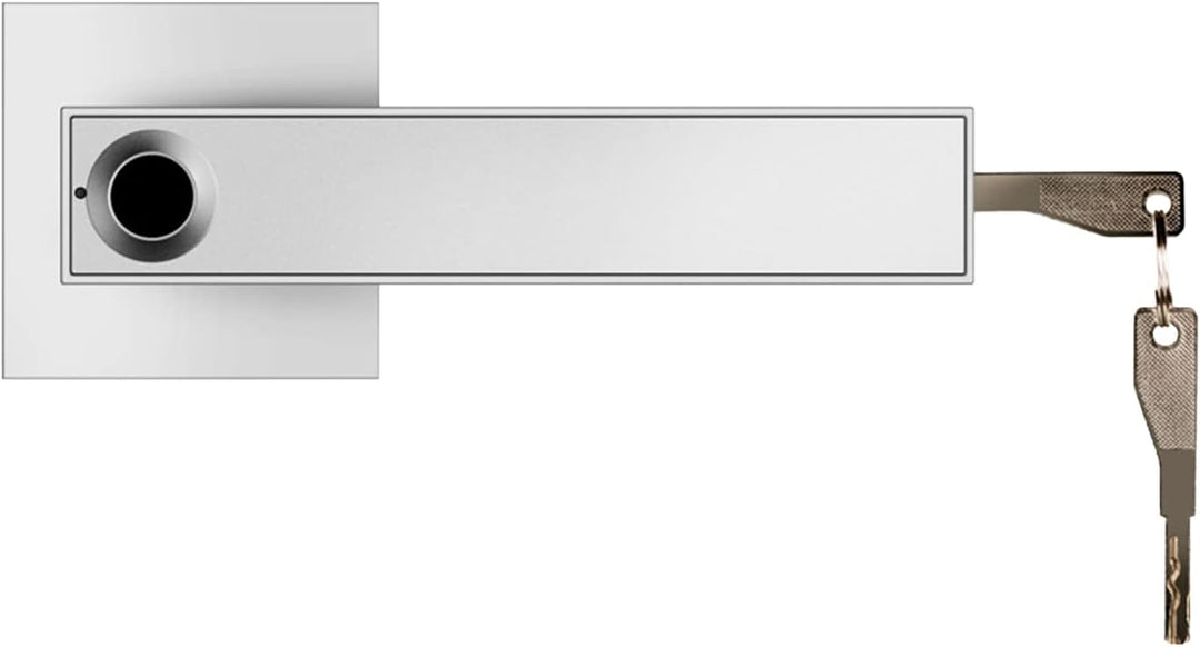 Nivora Smart Fingerprint Door Lever Lock for keyless home security access, sleek design.