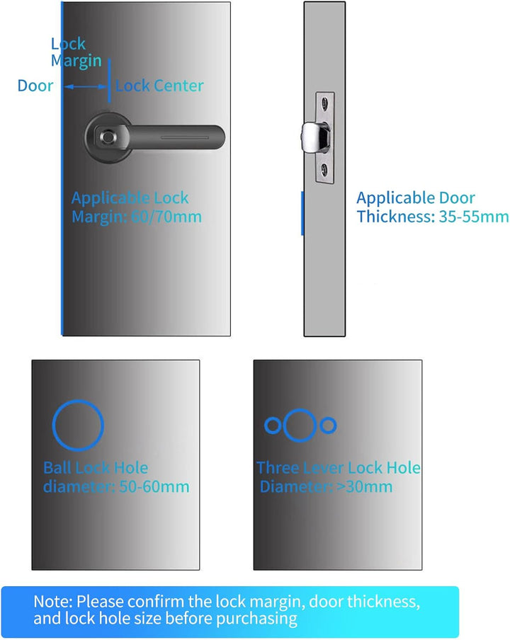 Comparison of Nivora smart fingerprint lock with traditional door handle for security upgrade.
