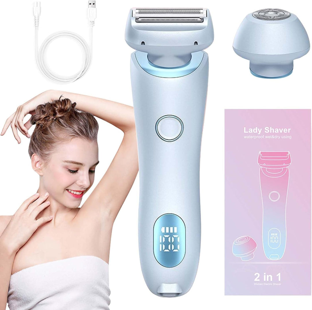 Nivora women's electric shaver, 3 high-speed blades & 3D floating foil for smooth skin