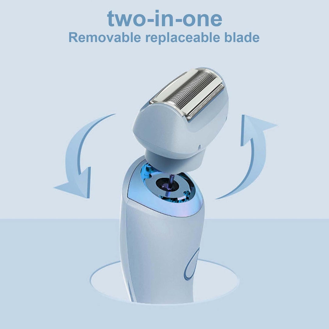 Nivora electric shaver, powerful 3-blade system for women's smooth skin and personal care