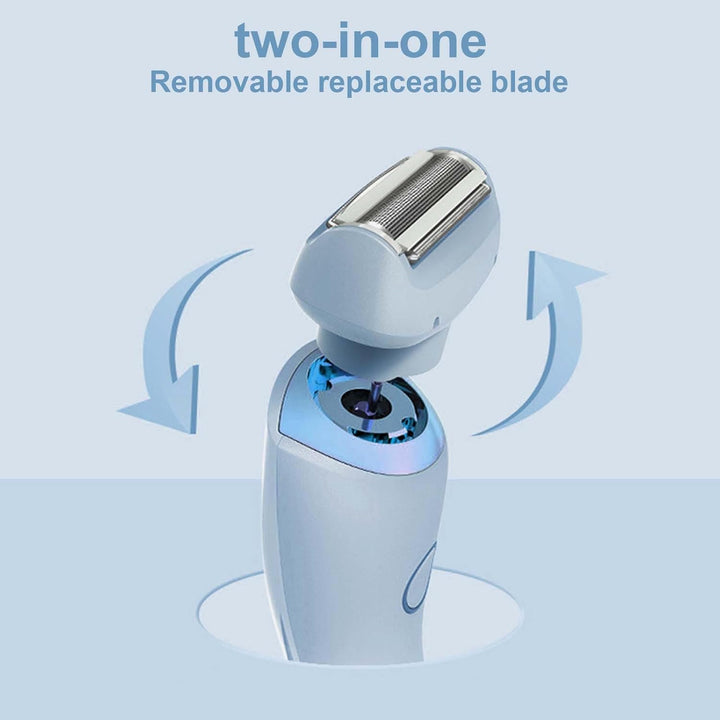 Nivora electric shaver, powerful 3-blade system for women's smooth skin and personal care