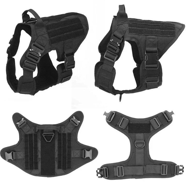 Premium dog gear: A comfortable, adjustable no-pull training harness vest for enhanced pet control & safety.