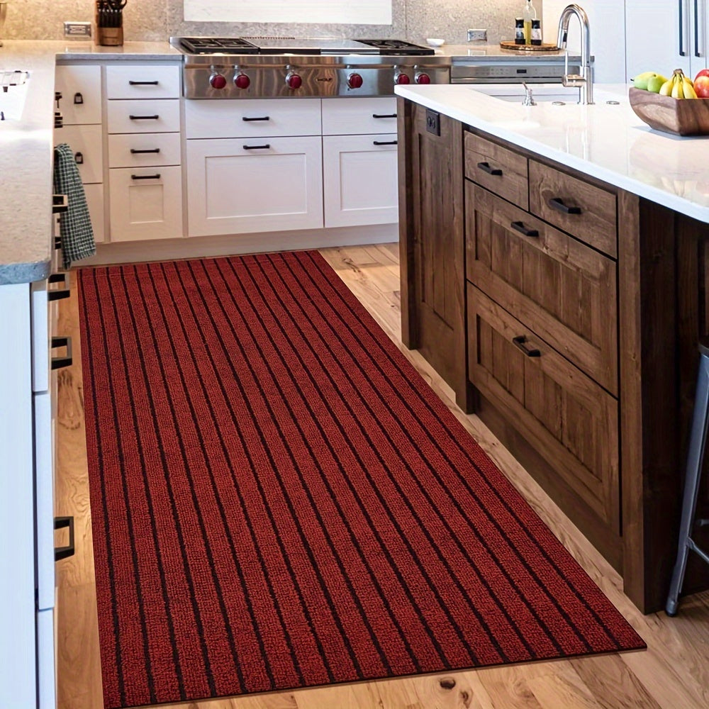 Hard-wearing non-slip kitchen runner, easy to clean & quick dry, ideal for busy spaces.