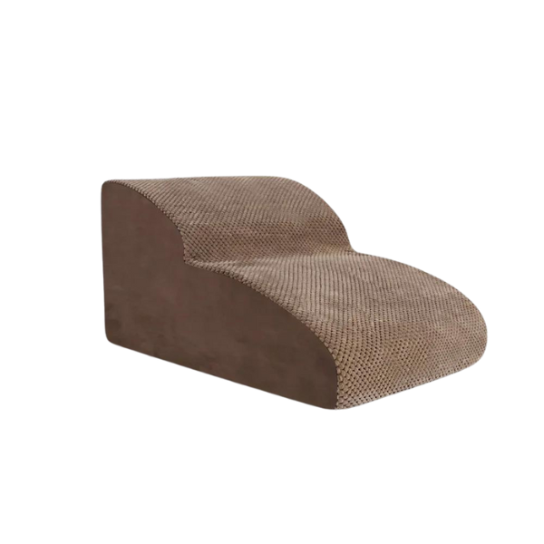 Puppy steps: non-slip pet stairs to help young dogs safely reach couches & beds.