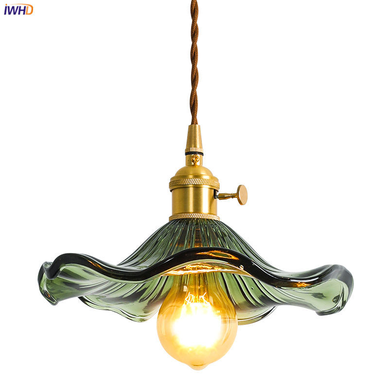 Modern Nordic LED pendant, copper & glass, an eye-catching fixture for bars