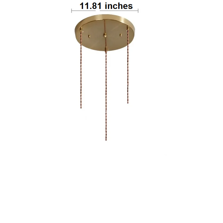 Nordic LED pendant light, colorful glass & copper, durable and energy-efficient