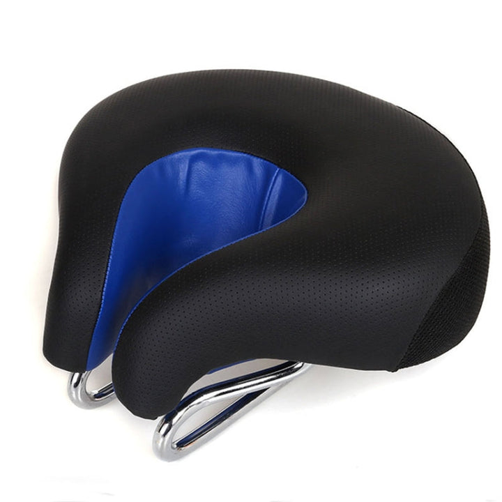 Unisex nose-less bike seat with extra thick padding for superior cycling comfort & pressure-free riding.