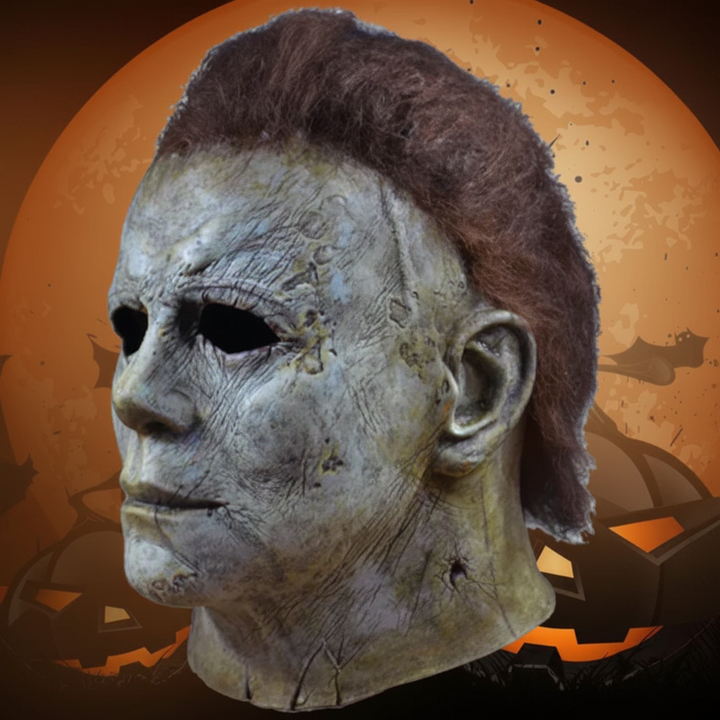 Unisex Michael Myers mask, a terrifying Halloween costume accessory. Authentic horror movie villain replica.