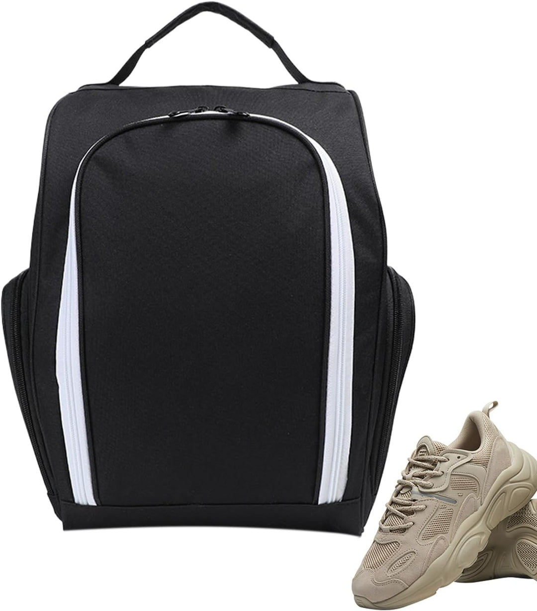 Olviano waterproof golf shoe bag with double zippers for secure sports gear transport