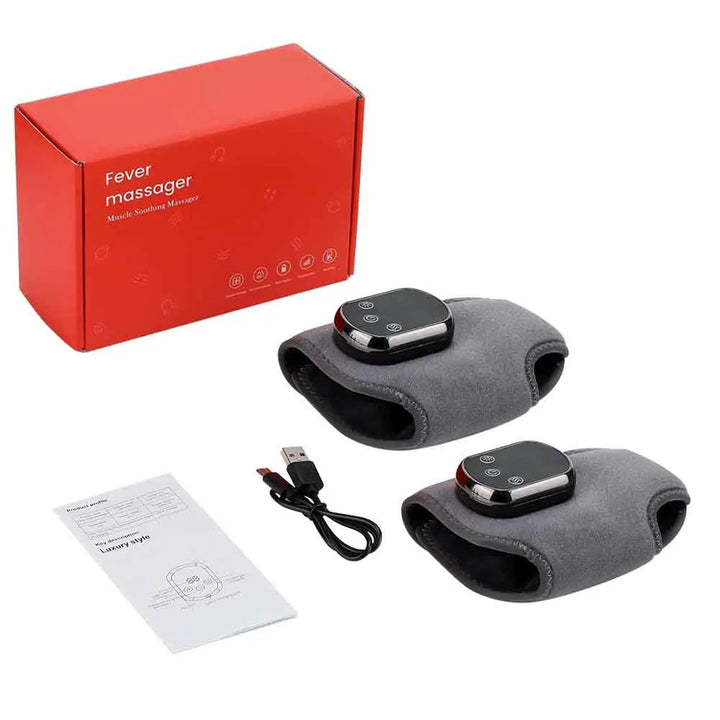 Orion 3-in-1 electric ankle massager with heat & vibration for pain relief and circulation.