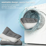 Soft neck pillow for sleep comfort and pain relief. Orthopedic design ensures spinal alignment for all sleepers.