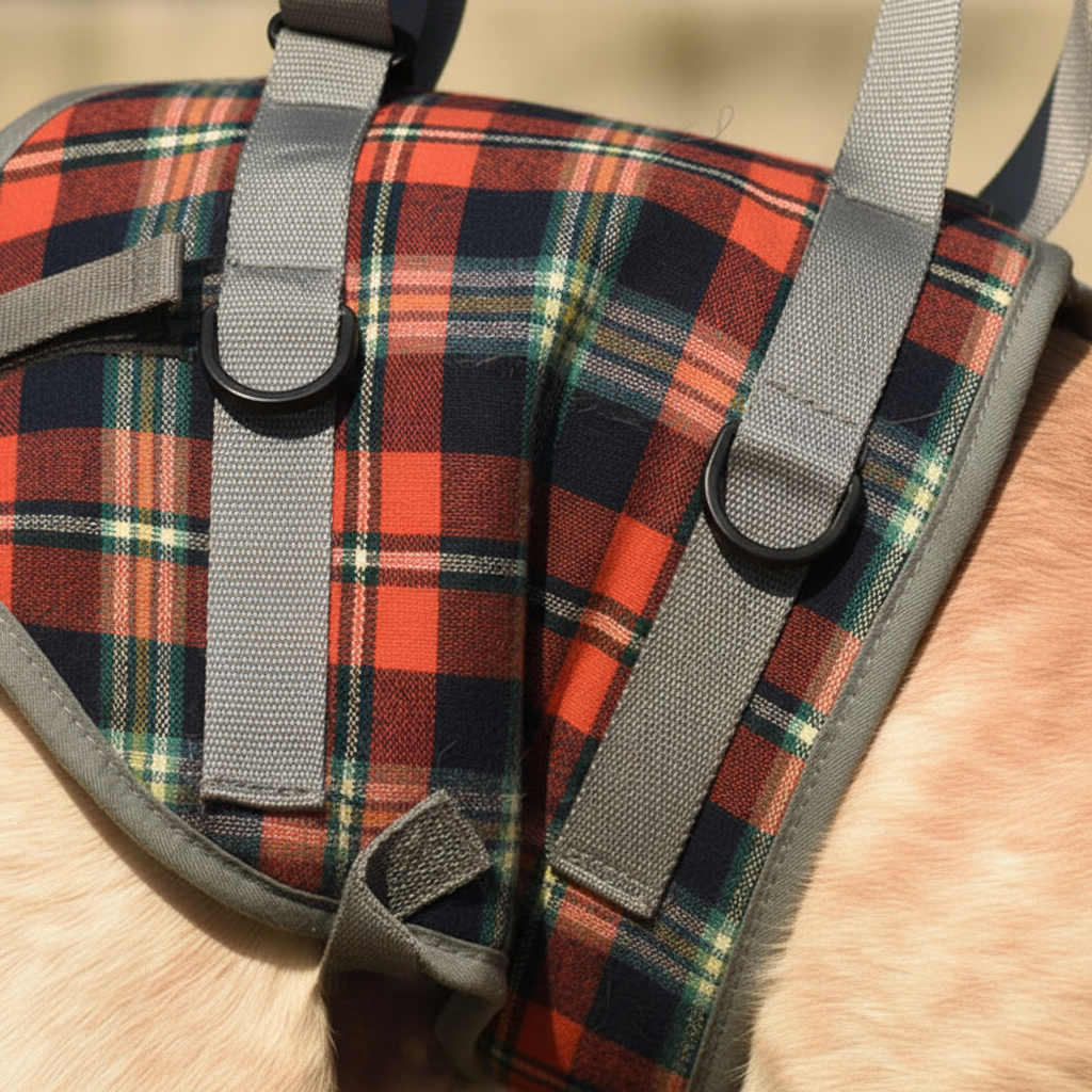 PawRelief dog harness providing full body support for canine rehabilitation and pet mobility