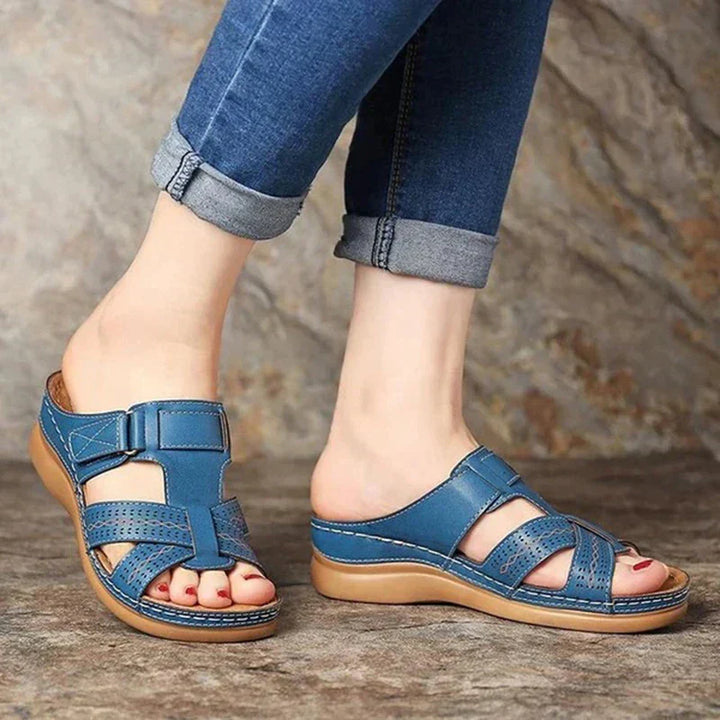 Women's summer orthopedic sandals, Leila, designed for everyday wear with breathable features