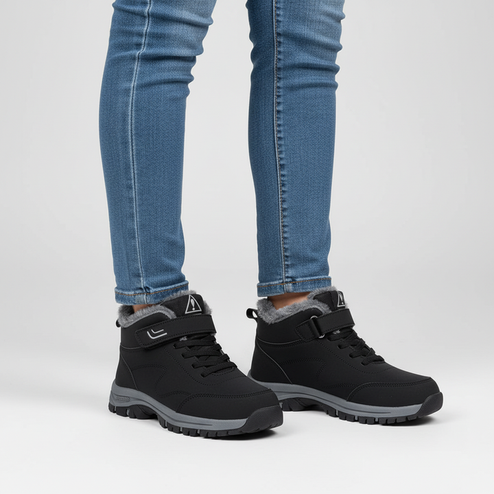 Fashionable women's orthopedic boots with warm lining, ideal for winter and foot comfort