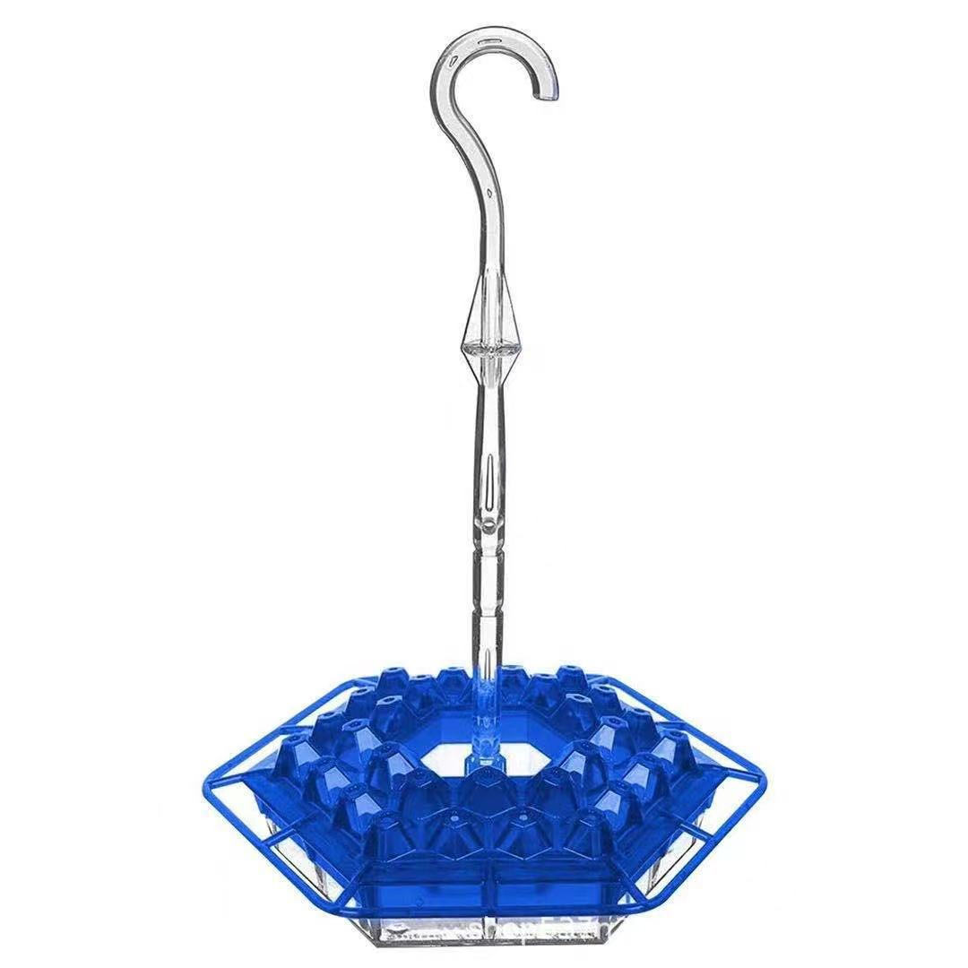 Ant-proof outdoor hummingbird feeder, designed with multiple feeding ports and perches for happy hummingbirds.