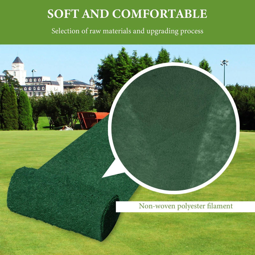 Eco-friendly biodegradable lawn seed mat for rapid grass growth, enriching soil & preventing erosion.