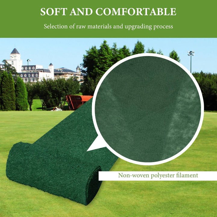 Eco-friendly biodegradable lawn seed mat for rapid grass growth, enriching soil & preventing erosion.