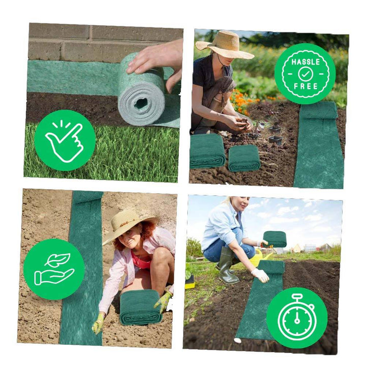 Rapid growth green lawn seed mat. The quick fix for patchy lawns & erosion control, easy application.