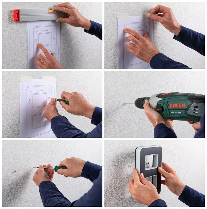 Enhance your home's exterior with a modern solar-powered LED house number for clear address visibility.