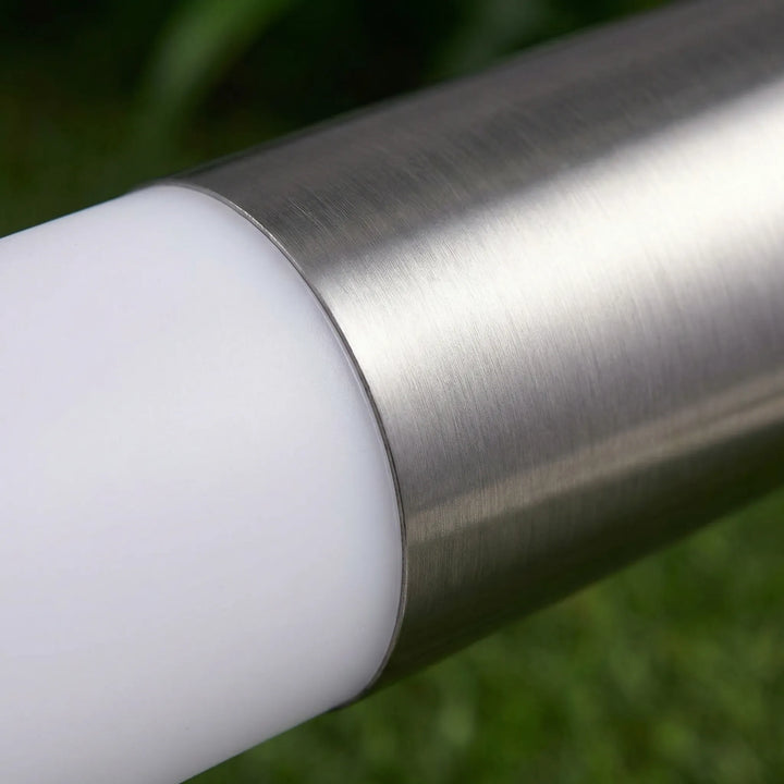 Unisex solar garden lantern providing elegant path lighting, weather-resistant design.
