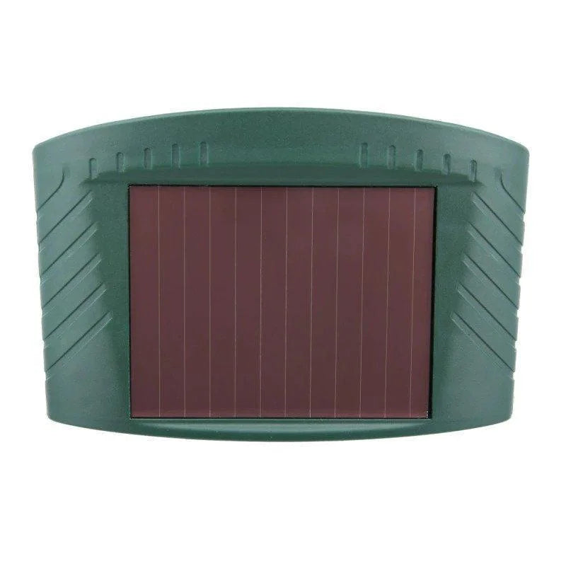 Solar ultrasonic deer repeller, an effective and eco-friendly solution for garden wildlife control.