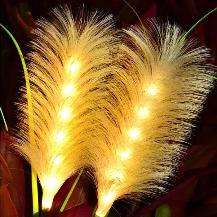 Set of solar wicker garden lights, designed for easy installation and eco-friendly outdoor illumination.