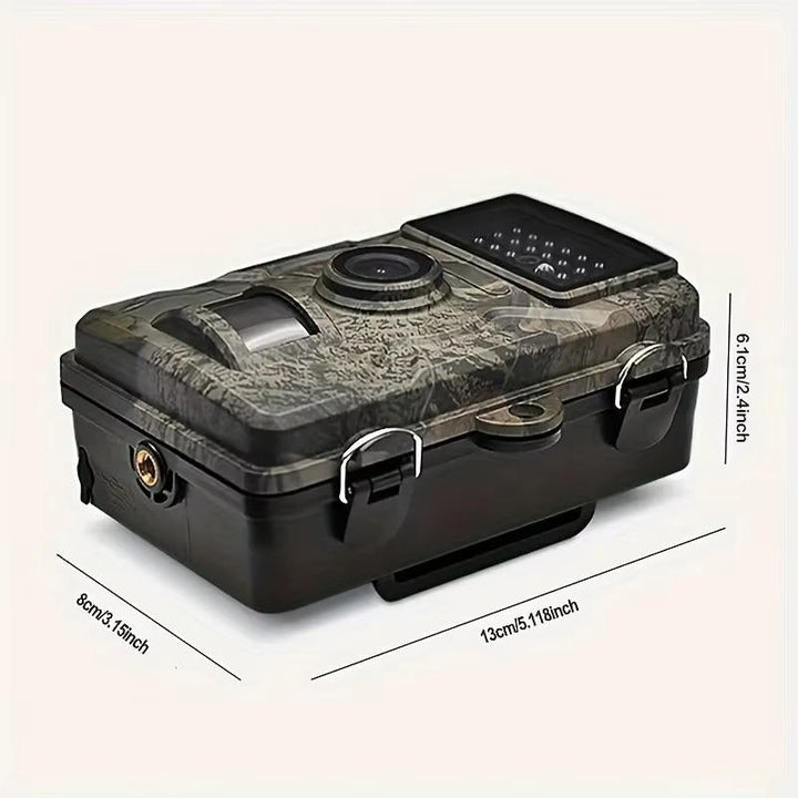 Durable trail camera, motion-activated for wildlife observation; great night vision.