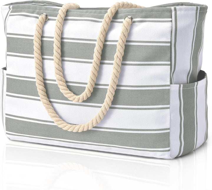 Large waterproof sandproof tote, perfect for beach towels & picnic items.