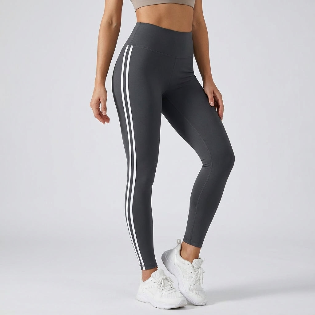 Paige high-waisted yoga pants for women, black, offering superior comfort & flexibility