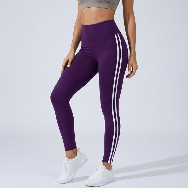 Stylish black Paige performance leggings, high-waisted fit for women's active lifestyle