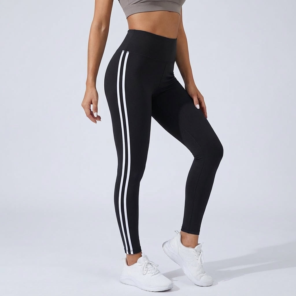 Durable women's high-waisted Paige athletic wear leggings, featuring stretch fabric