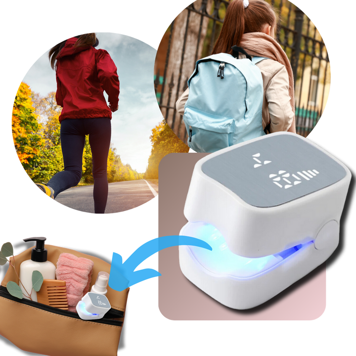 Effective laser nail fungus treatment device. Achieves clear, healthy toenails & fingernails with painless home therapy.