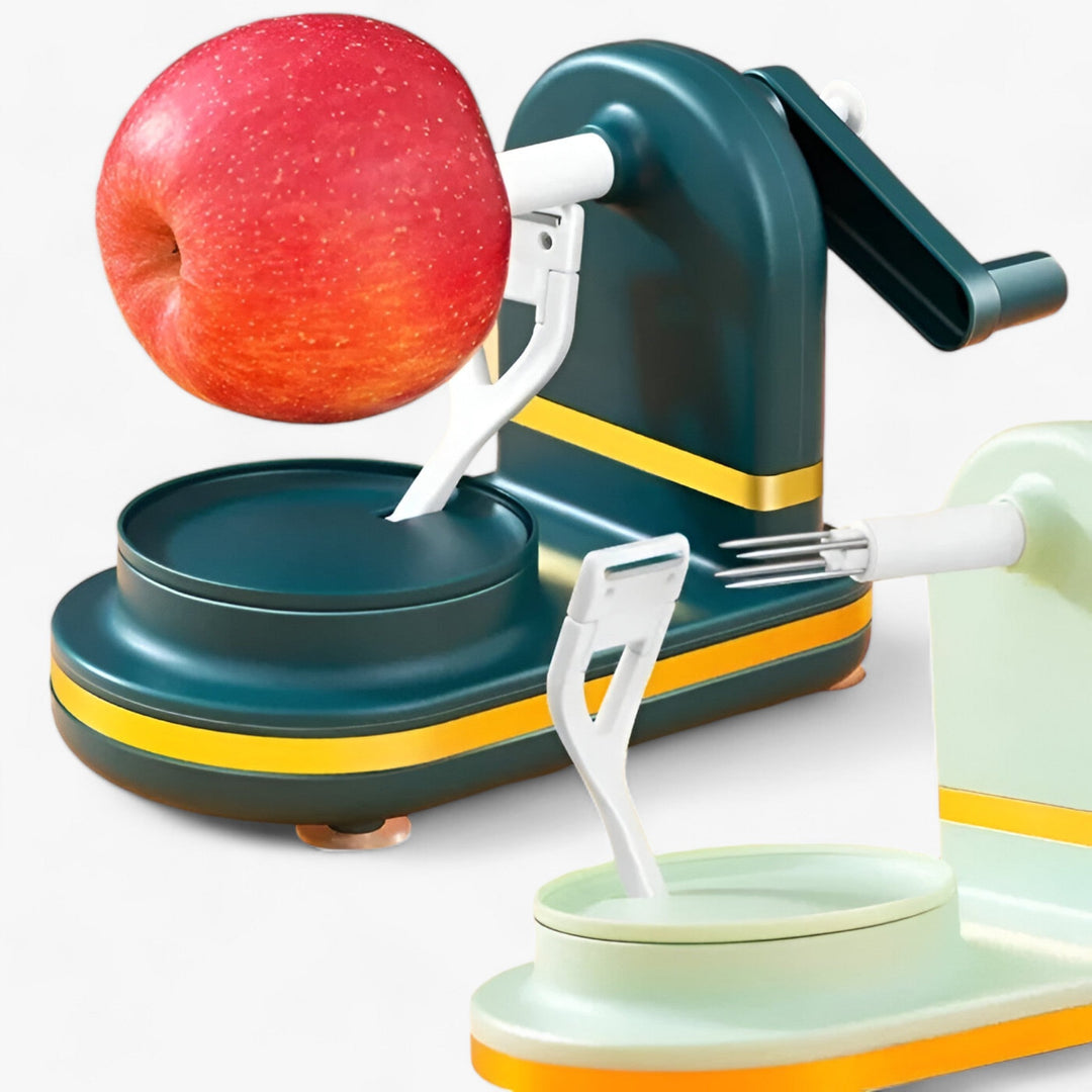 Manual apple peeler, the PeelEase kitchen gadget simplifies fruit prep for healthy eating.