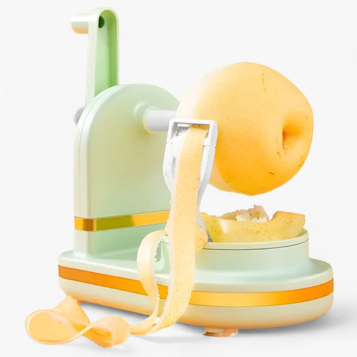 Multifunctional fruit peeler and kitchen tool, PeelEase simplifies food preparation tasks.