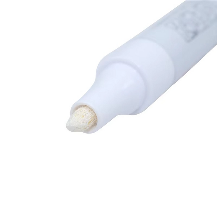 Permanent waterproof white car tire paint pen for quick tire lettering repair & custom wheel marking.