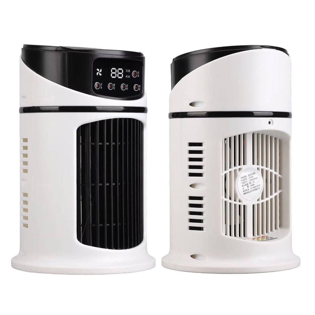 Stay cool with this personal portable air cooler, a quiet summer essential providing instant room comfort and fresh air.