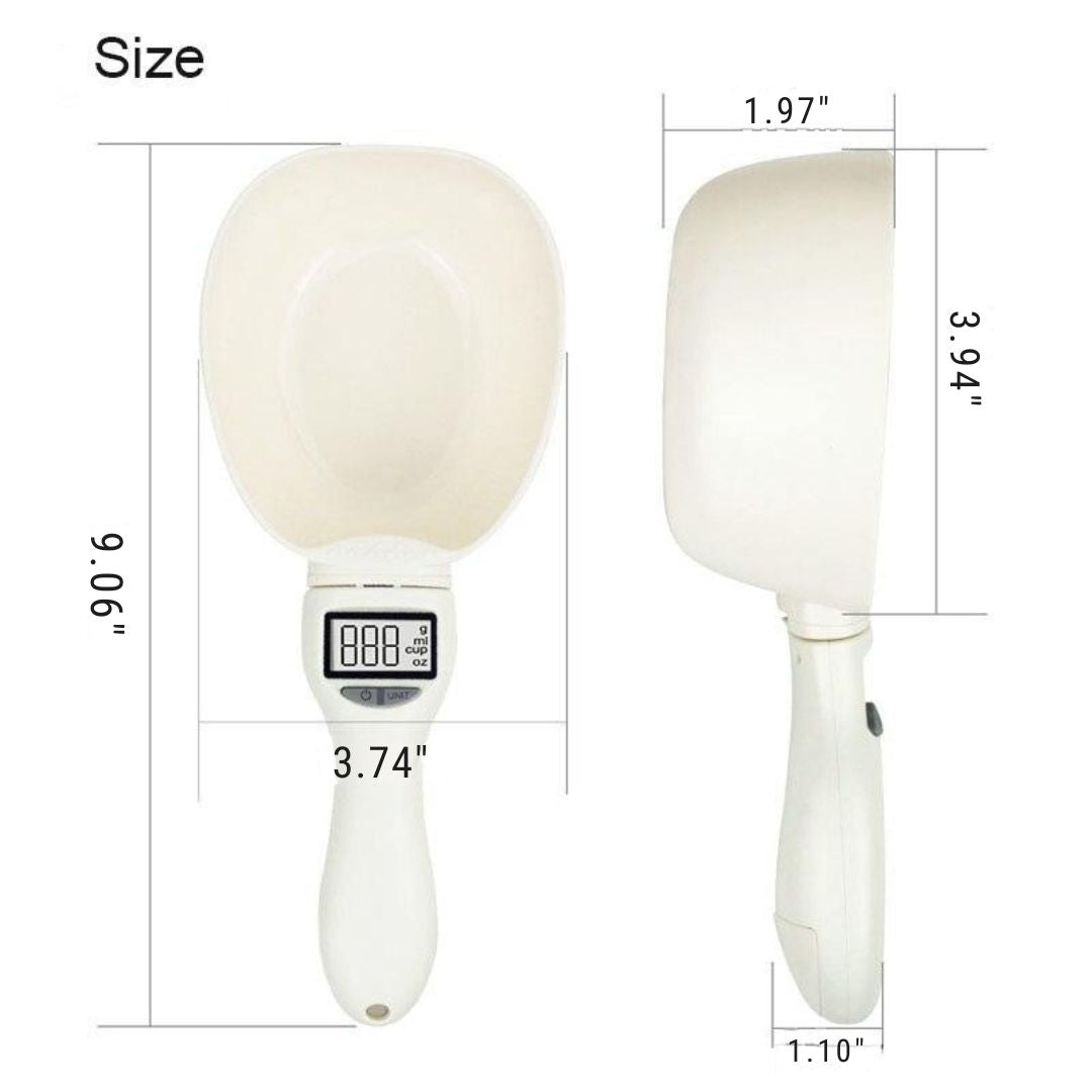 High-precision Digital Pet Scale for healthy portion control of cat and dog food, improving pet health.