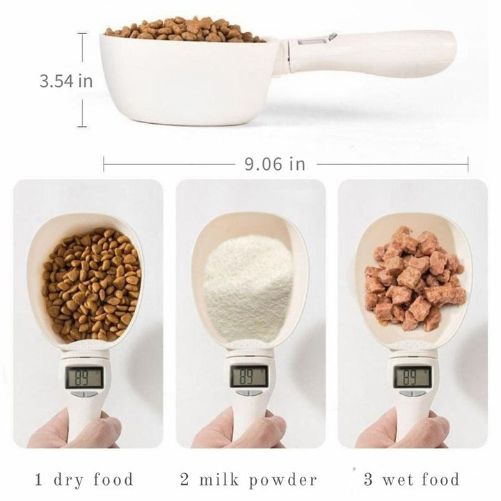 Electronic Pet Food Scale for accurate diet management and portion control for cats, dogs, & small pets.