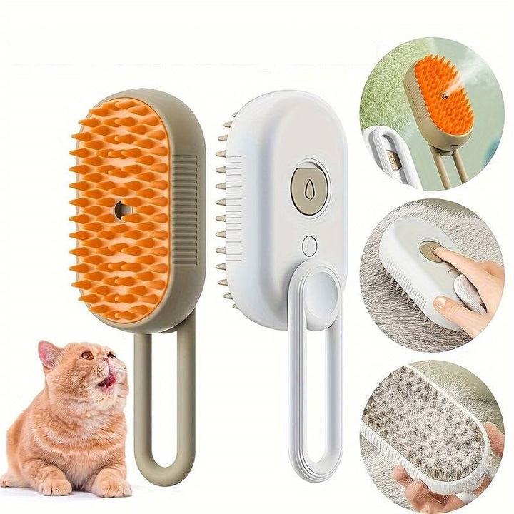 Innovative Pet Mist Brush for a healthy, shiny coat. Hydrates fur, reduces static, and makes grooming easy.